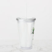 Verre En Acrylique Feuillage personnalisé pour fille de fleurs (Droite)