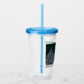 Verre En Acrylique Feux nordiques en hiver (Droite)