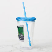 Verre En Acrylique Feux nordiques en hiver (Gauche)