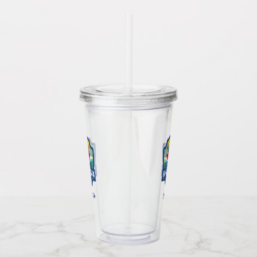 Verre En Acrylique Fierté de l'État | Michigan (Droite)