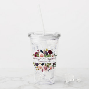 Verre En Acrylique Figues florissantes Russe Fruit Blossom Keepsaké