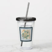 Verre En Acrylique Fleur bureau de création G (Dos)