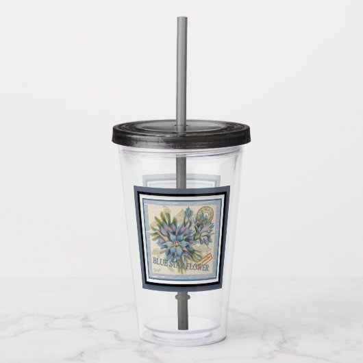 Verre En Acrylique Fleur bureau de création G (Devant)