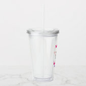 Verre En Acrylique Fleur Mariage Fille Favoriser Rose mignon (Droite)