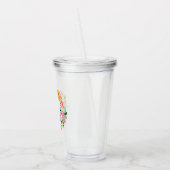 Verre En Acrylique Fleurale gentille (Gauche)