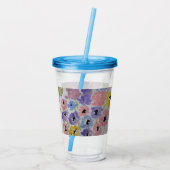 Verre En Acrylique Fleurs sauvages d'été (Dos)