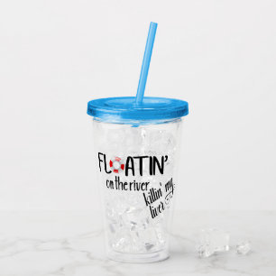 Verre En Acrylique Flottant sur la rivière Tuant mon tube hépatique