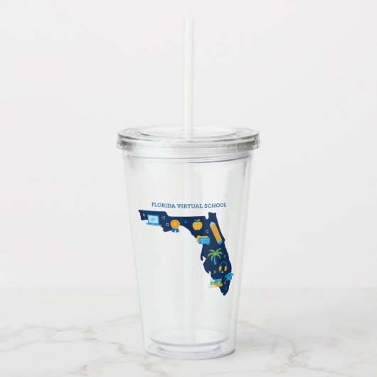 Verre En Acrylique FLVS, Floride Tumbler (Devant)