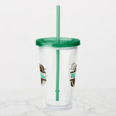 Verre En Acrylique Football (Droite)