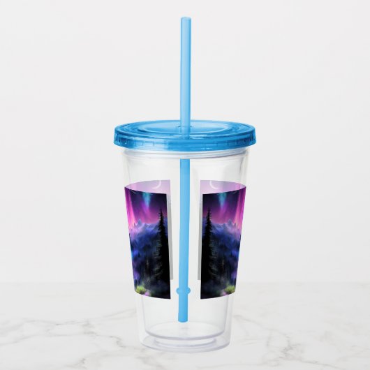 Verre En Acrylique Forêt enchantée (Droite)