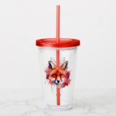 Verre En Acrylique Fox Acrylic Tumbler (Devant)