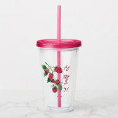 Verre En Acrylique Framboise coréen (Devant)