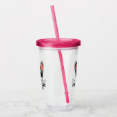 Verre En Acrylique Frenchie Chien Maman Bleu Merle Chien Français (Gauche)