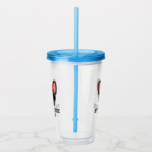 Verre En Acrylique Frenchie Chien Papa Chien Brown Français Bulldog (Droite)