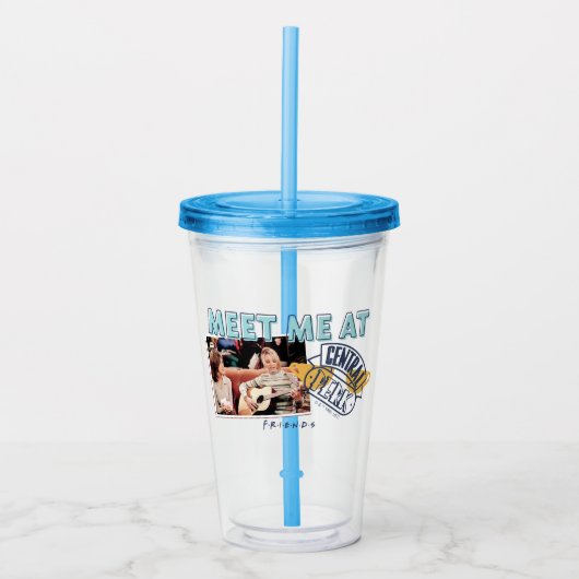 Verre En Acrylique FRIENDS™ | Rencontrons-nous au Central Perk (Devant)