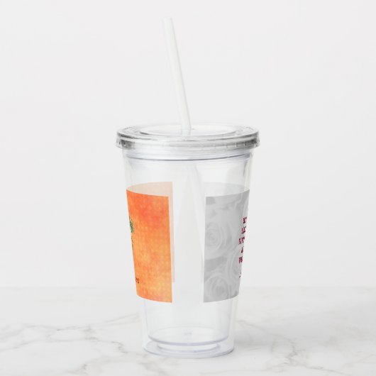 Verre En Acrylique Fruits d'automne (Gauche)