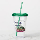 Verre En Acrylique Funny Désolé I'm Booked Dragon Acrylique Tumbler (Dos)