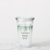 Verre En Acrylique Future mariée eucalyptus verdure fougères forêt (Dos)