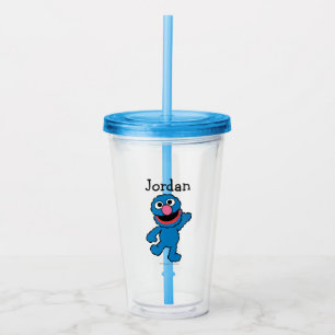 Verre En Acrylique G est pour Grover   Ajouter Votre Nom
