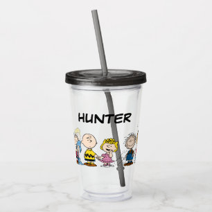 Verre En Acrylique Gang d'arachides Ajouter Votre Nom