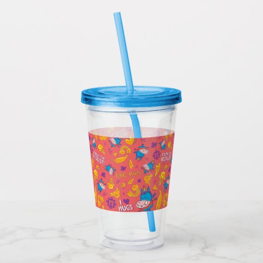 Verre En Acrylique Gary Motif (Gauche)