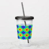 Verre En Acrylique Geometric Topography - Acrylic Tumbler (Gauche)