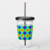 Verre En Acrylique Geometric Topography - Acrylic Tumbler (Devant)