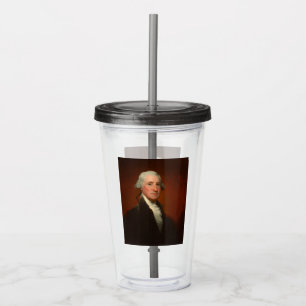 Verre En Acrylique George Washington Portrait