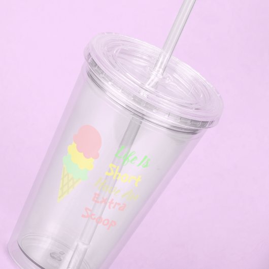 Verre En Acrylique Glace supplémentaire