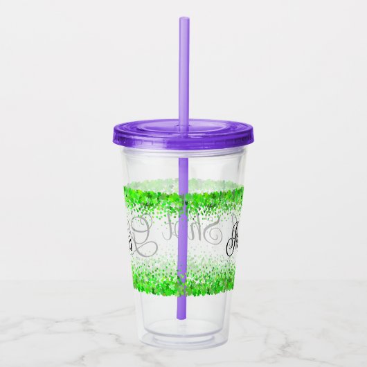 Verre En Acrylique Glass irlandais St Patrick's Day (Droite)