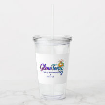 GlowTonic : Glow On The Go plastique Tumbler - 16o