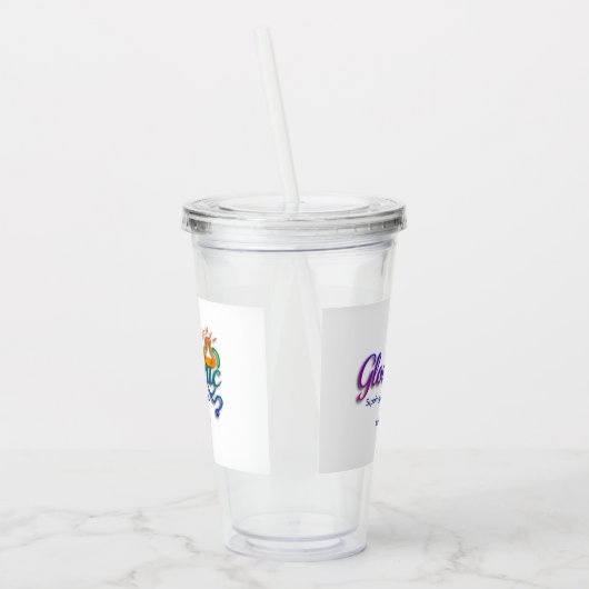 Verre En Acrylique GlowTonic : Glow On The Go plastique Tumbler - 16o (Gauche)