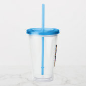 Verre En Acrylique grand tasse de crayon (Droite)