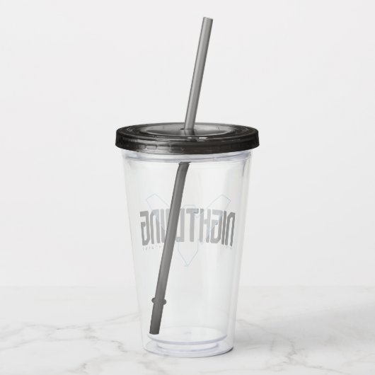 Verre En Acrylique Graphique de nom high-tech Nightwing (Dos)