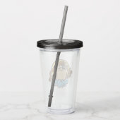 Verre En Acrylique Graphique en cercle extensible TAZ™ (Dos)