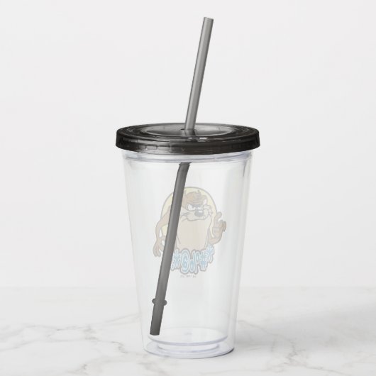 Verre En Acrylique Graphique en cercle extensible TAZ™ (Dos)