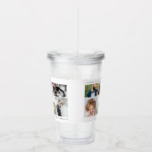 Verre En Acrylique Grille photo moderne simple à cinq (Droite)