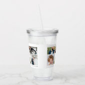 Verre En Acrylique Grille photo moderne simple à cinq (Gauche)