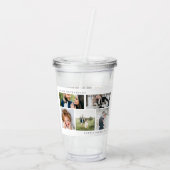 Verre En Acrylique Grille photo moderne simple à cinq (Dos)