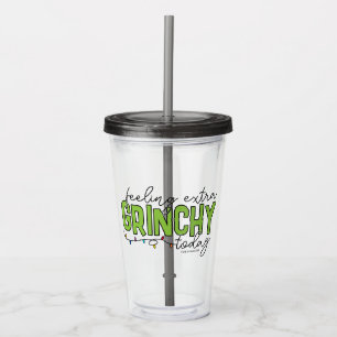 Verre En Acrylique Grille   Sentiment de grinchy supplémentaire aujou