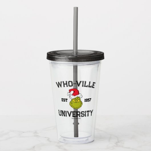Verre En Acrylique Grille | Who-ville University Est 1957 (Devant)