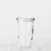 Verre En Acrylique Grizz & Nom Nom - #InternetFamous (Droite)