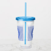 Verre En Acrylique Groomsman - Ancre nautique Mariage de la Marine (Droite)