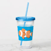 Verre En Acrylique Gros Nemo Poisson ! (Dos)