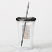 Verre En Acrylique Halloween Monster Jack-o-Lantern & Bat Vixen Girl (Dos)