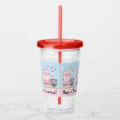 Verre En Acrylique Hanoukka heureuse pour les chats et la souris (Droite)