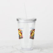 Verre En Acrylique Happy Easter Girls Train  (Gauche)