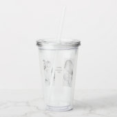 Verre En Acrylique Happy FATHER'S DAY PHOTO  (Dos)