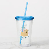 Verre En Acrylique Happy Puggy Acrylique Tumbler (Dos)