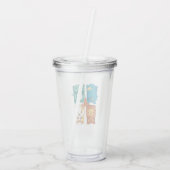 VERRE EN ACRYLIQUE HARRY POTTER™ | CARTOON HOGWARTS™ HOUSES (Dos)